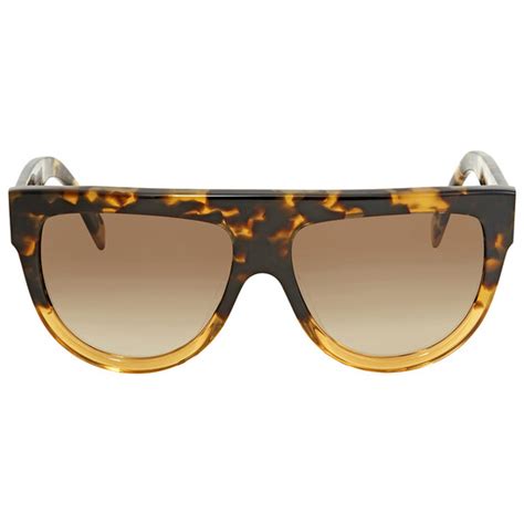 Celine Brown Gradient Rectangular Sunglasses CL41026S 